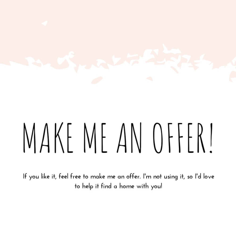 Make me an offer!